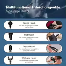 Massage Gun for Full Body Pain Relief - Portable, Rechargeable Deep Tissue Massager